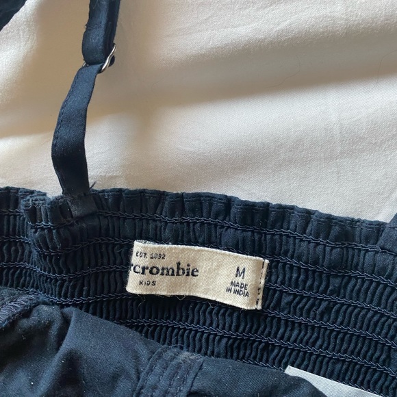Abercrombie Kids navy blue crop top M - Picture 3 of 3